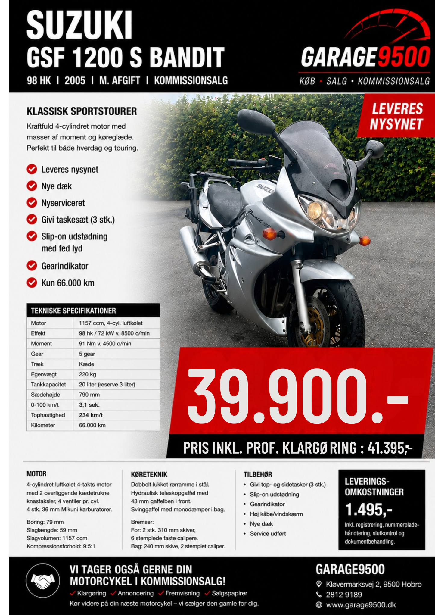 Suzuki GSF 1200 S Bandit 2005 – Nysynet