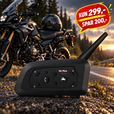 Mc bluetooth intercom 1200 meter rækkevide