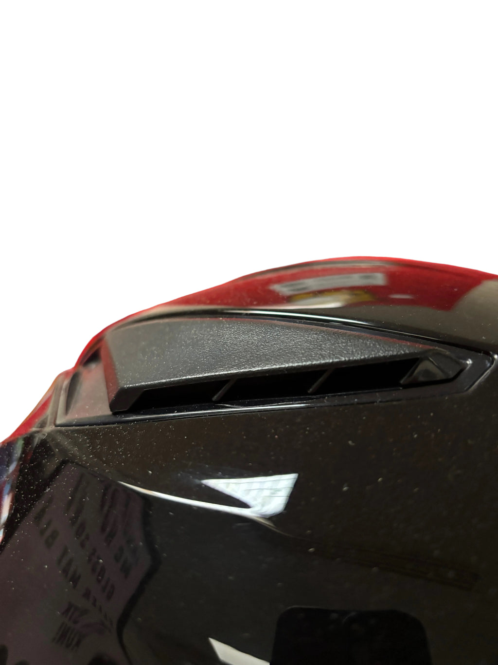 Mc hjelm FF130SV- Gloss black, Integreret solskærm