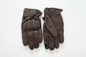MC Handske læder Stealth- Brown