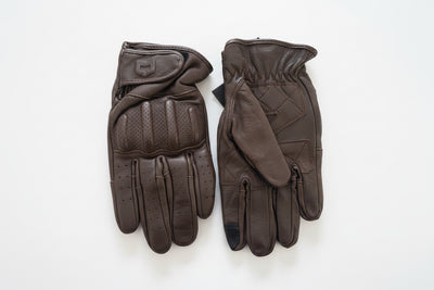 MC Handske læder Stealth- Brown