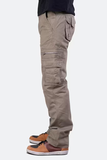 MC-Cargopants Course Aramidforstærket Loose Fit Beige