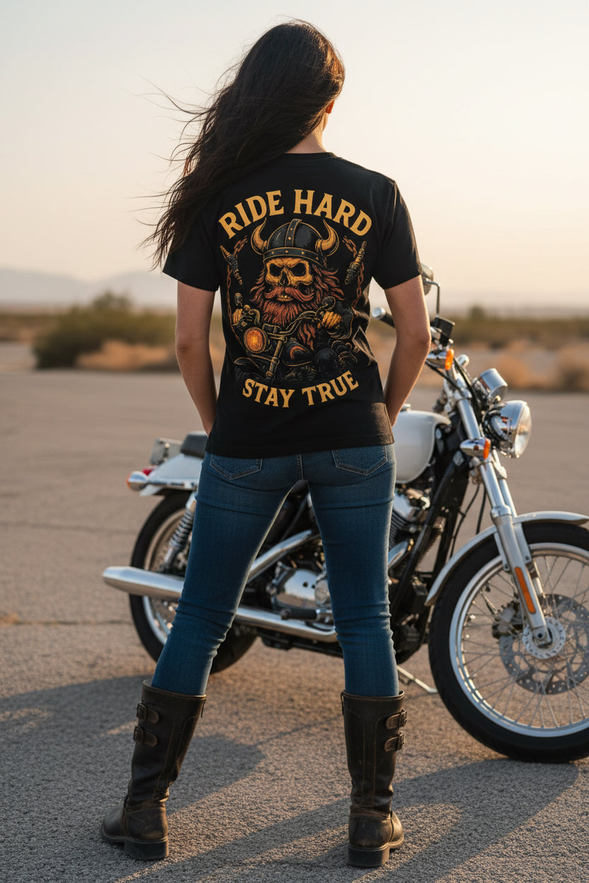 B3RS Ride Hard Viking Rider T-Shirt