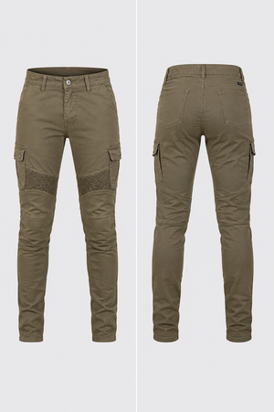 MC-Cargobukser Course Aramidforstærket Tapered Fit Olivengrøn